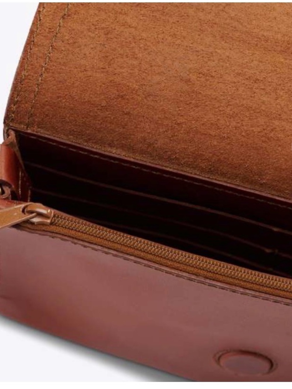 Nisolo Cleo Convertible Clutch in Woven Brandy Leather - Picture 5 of 8